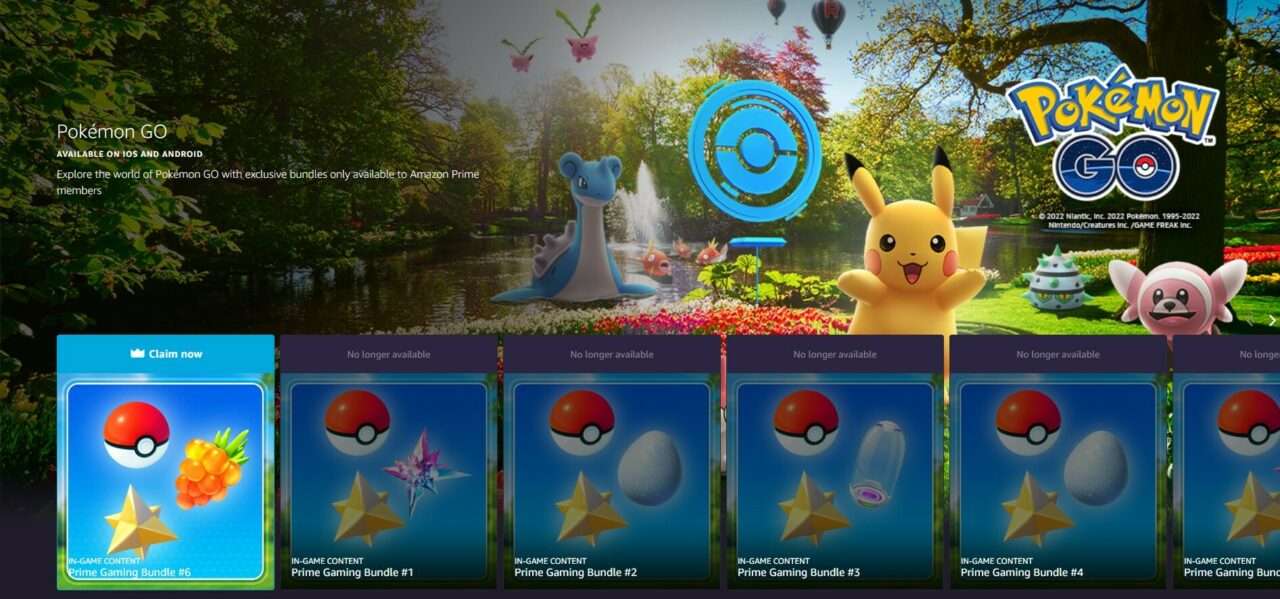 Amazon Prime Gaming Rewards Pokémon GO Guia Niantic
