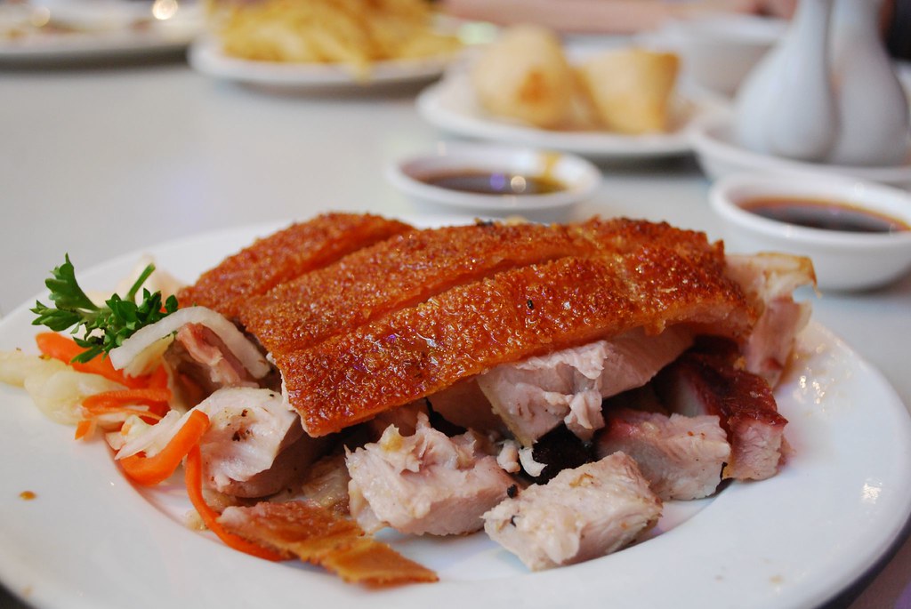 Must Try these suckling pig with crispy skin