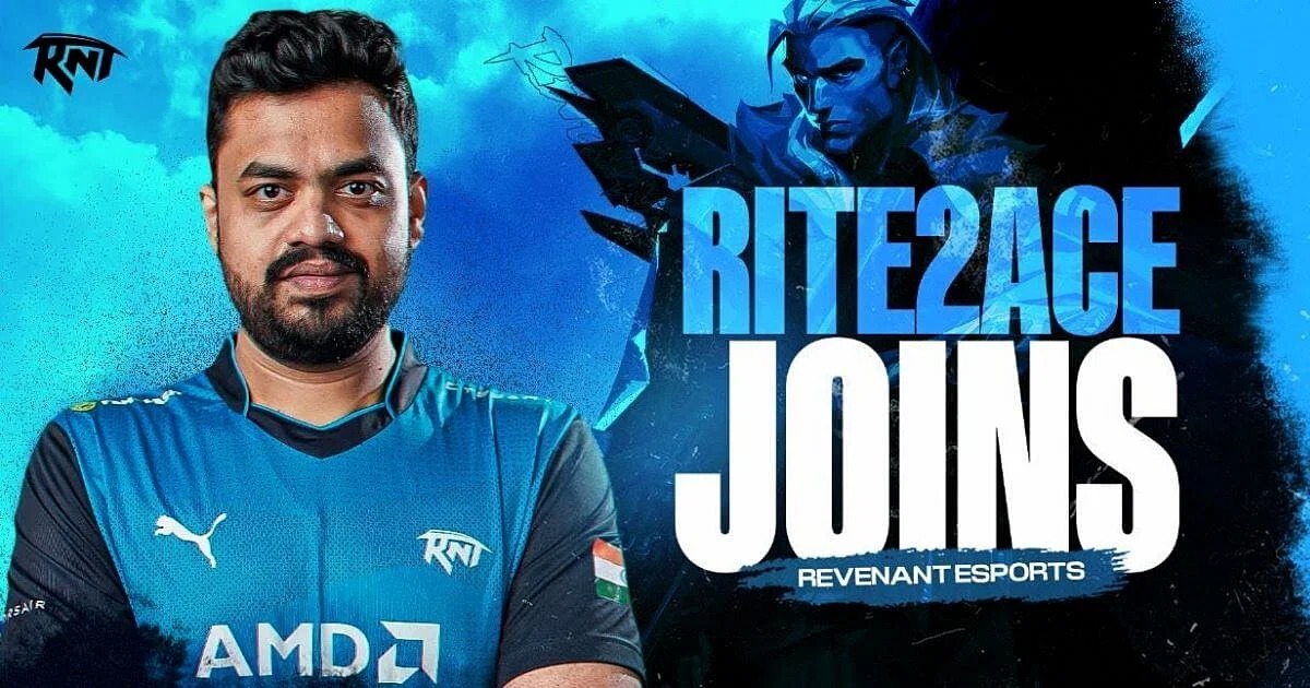 Revenant Esports contrata Rite2Ace, um dos jogadores mais incríveis da comunidade VALORANT India