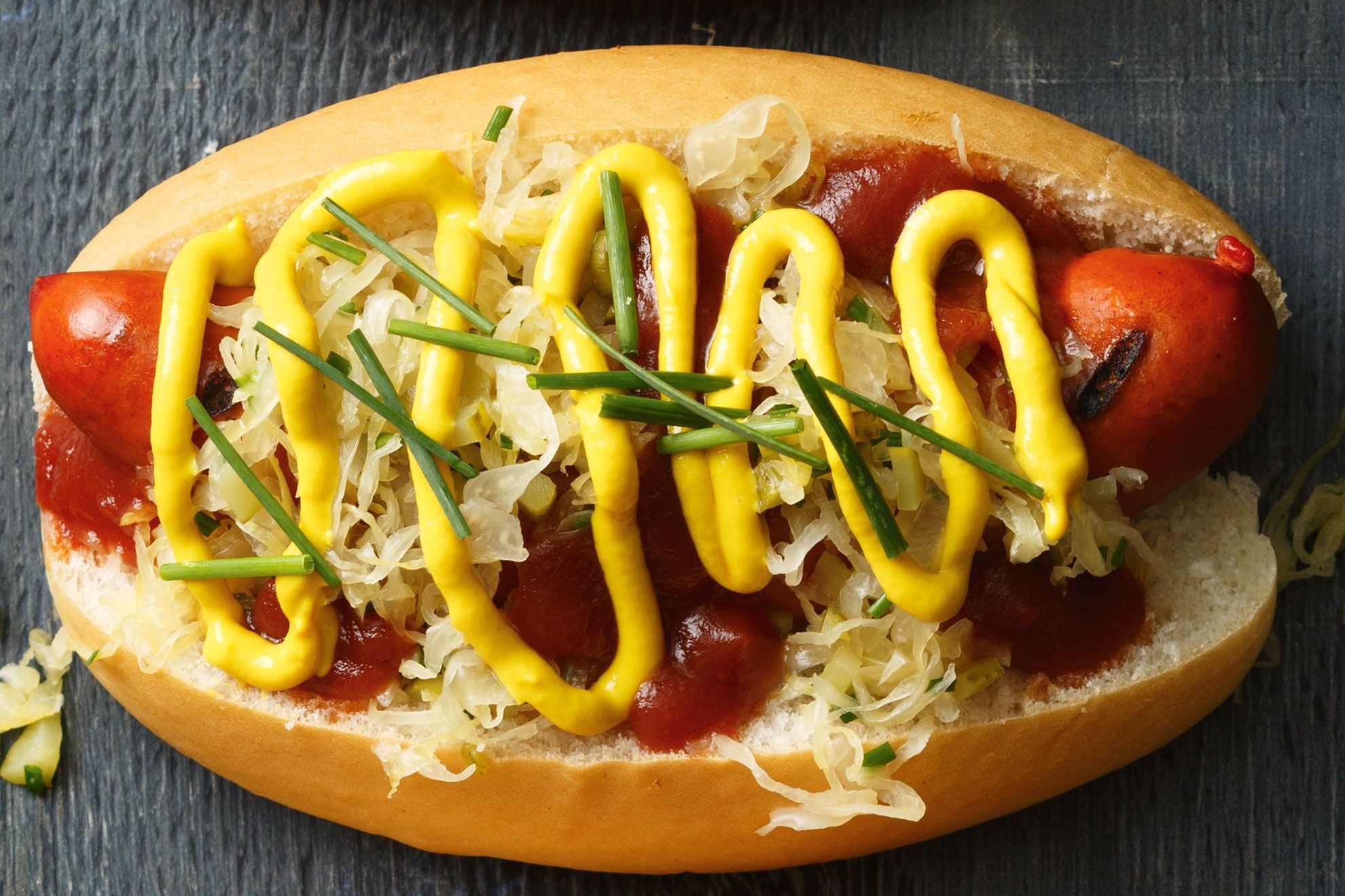 Must try this hot dog with cheese and pickles