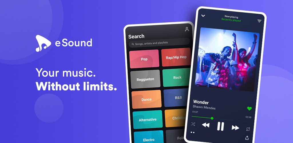 eSound: MP3 Music Player App